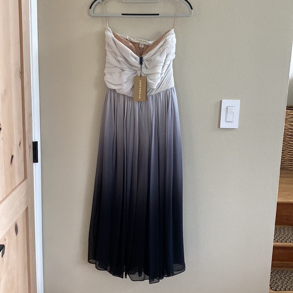 Burberry London Strapless Degrade “Caity” Dress size 2 US NWT - Picture 2 of 13